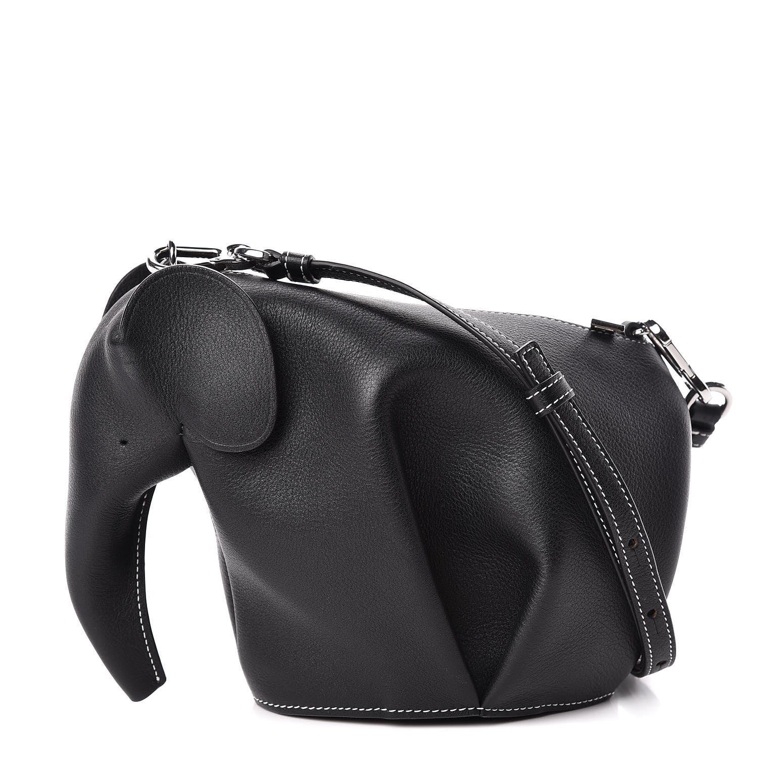 Loewe Calfskin Mini Elephant Crossbody Bag Black 1 of 9