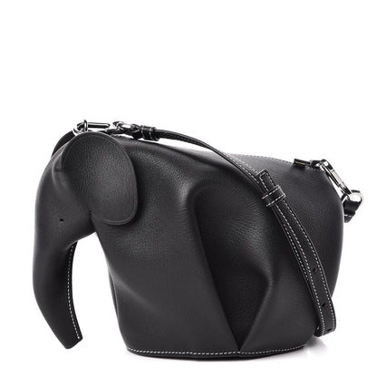 Loewe Calfskin Mini Elephant Crossbody Bag Black 1 of 9