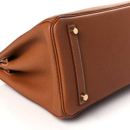 Hermes Togo Swift Canvas 3 in 1 Birkin 30 Gold 12 of 14