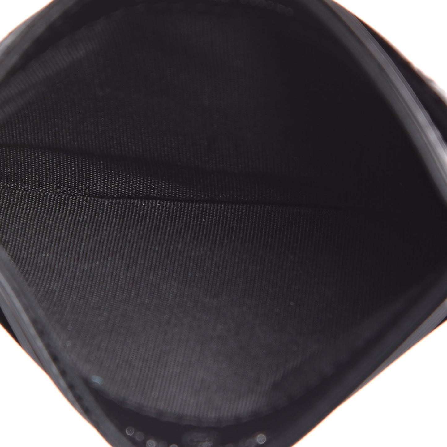 Patent Quilted Brilliant Card Holder Black