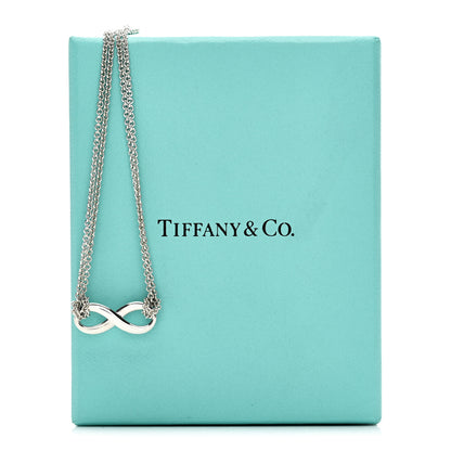 Tiffany Sterling Silver Infinity Pendant Necklace 5 of 5