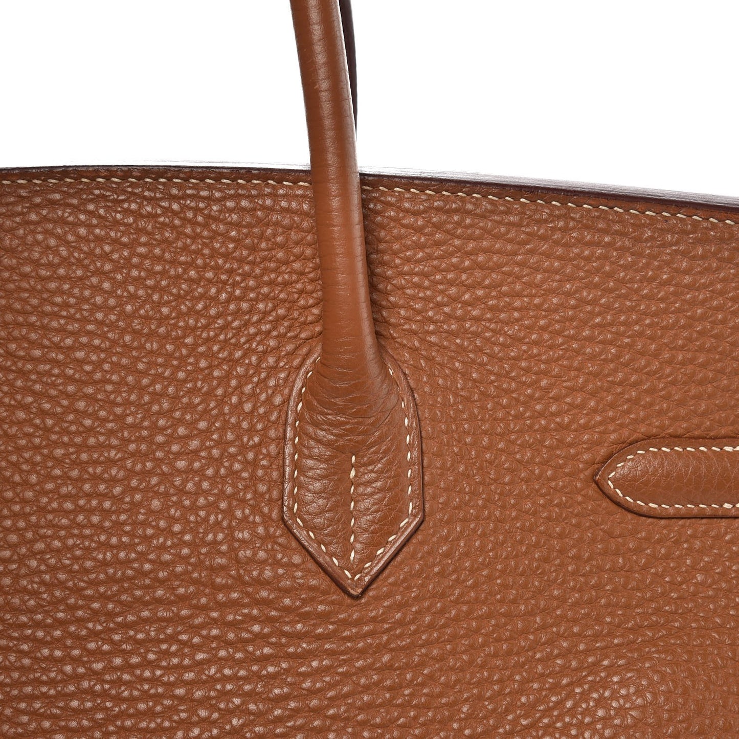 Taurillon Clemence Birkin 35 Gold