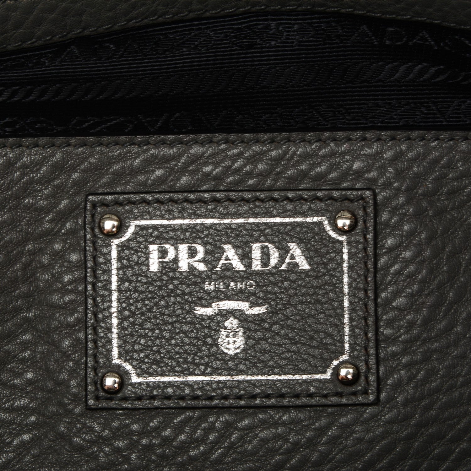 Prada Vitello Daino Tote Marmo 6 of 7