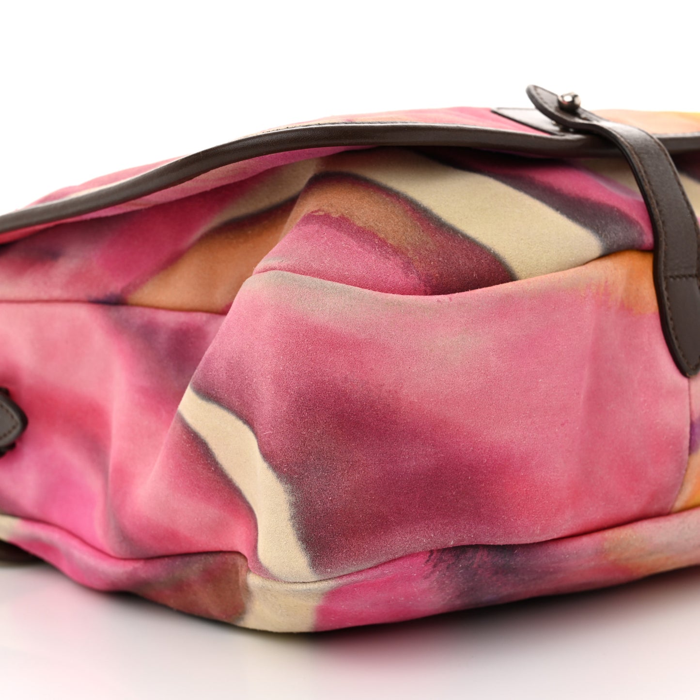 Printed Ultra Soft Lambskin Medium Flower Power Messenger