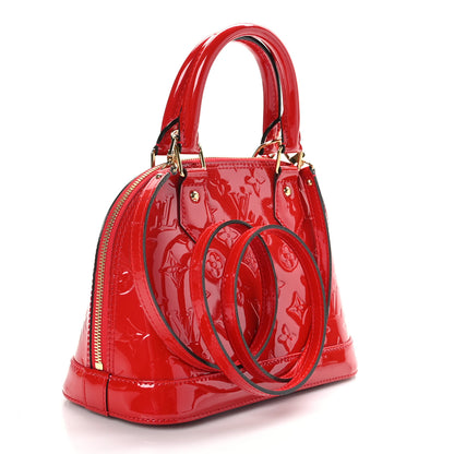 Louis Vuitton Vernis Alma BB Cherry 3 of 8