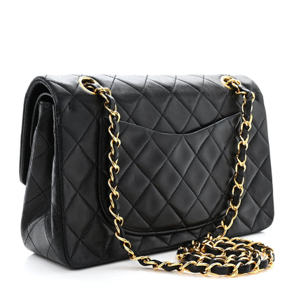 Chanel Lambskin Quilted Small Double Flap Black 3 of 14