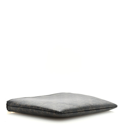 Celine Triomphe Canvas Coin and Card Pouch With Hook Black 4 of 6