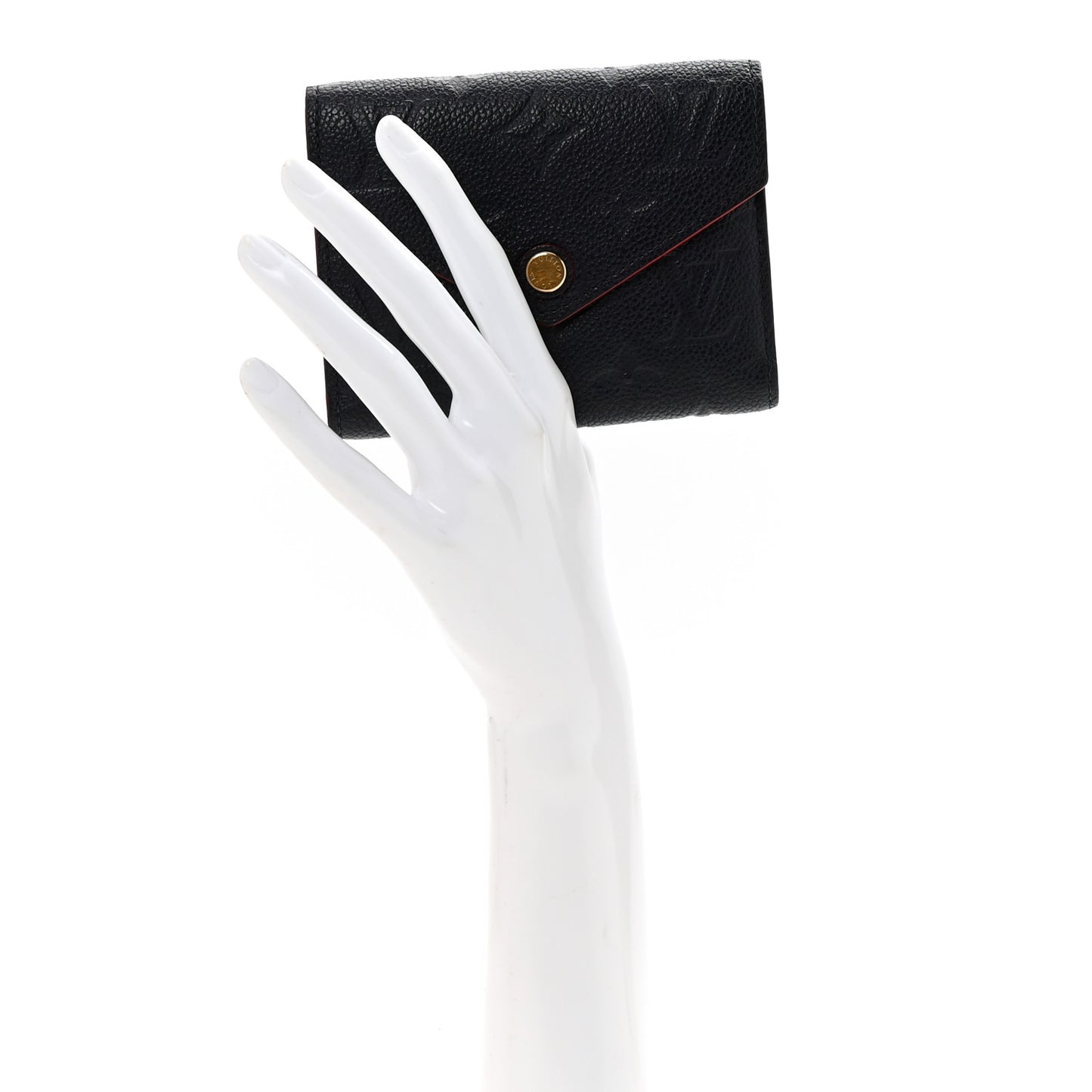 Empreinte Victorine Wallet Marine Rouge