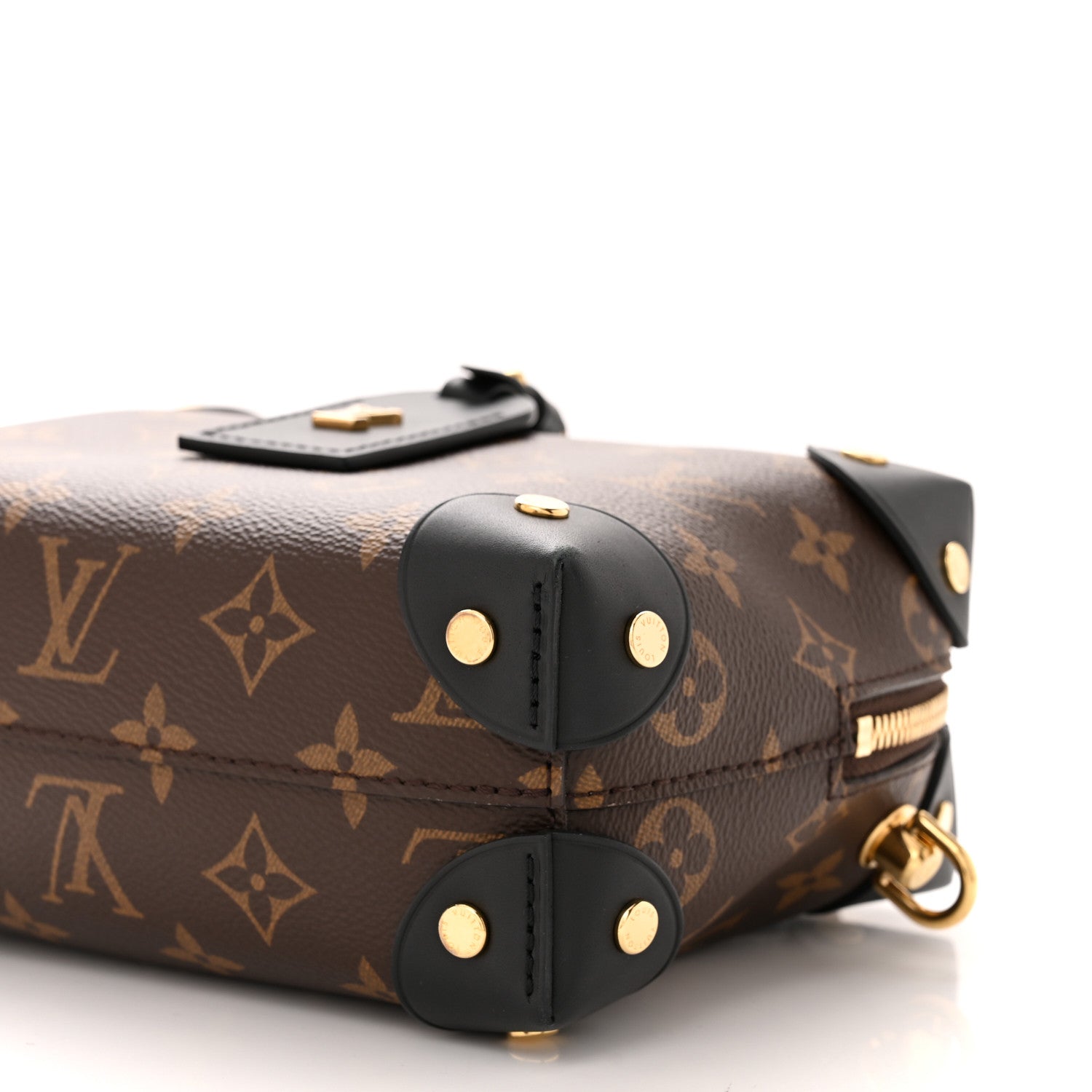 Louis Vuitton Monogram Petite Malle Souple Black 9 of 10
