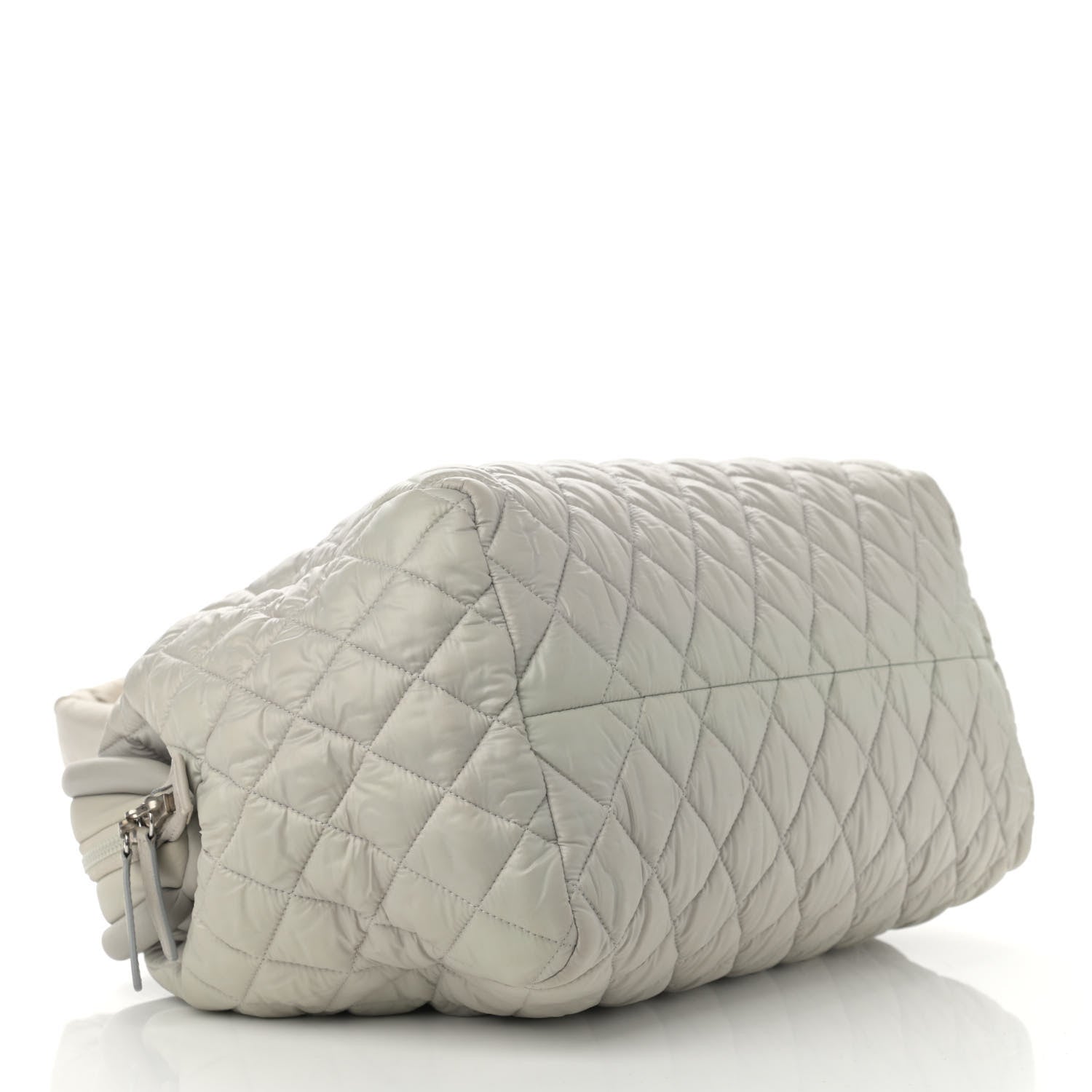 Chanel Nylon Coco Cocoon Bowler White 3 of 13
