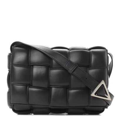 Bottega Veneta Nappa Maxi Intreccio Padded Cassette Crossbody Bag Black 1 of 11