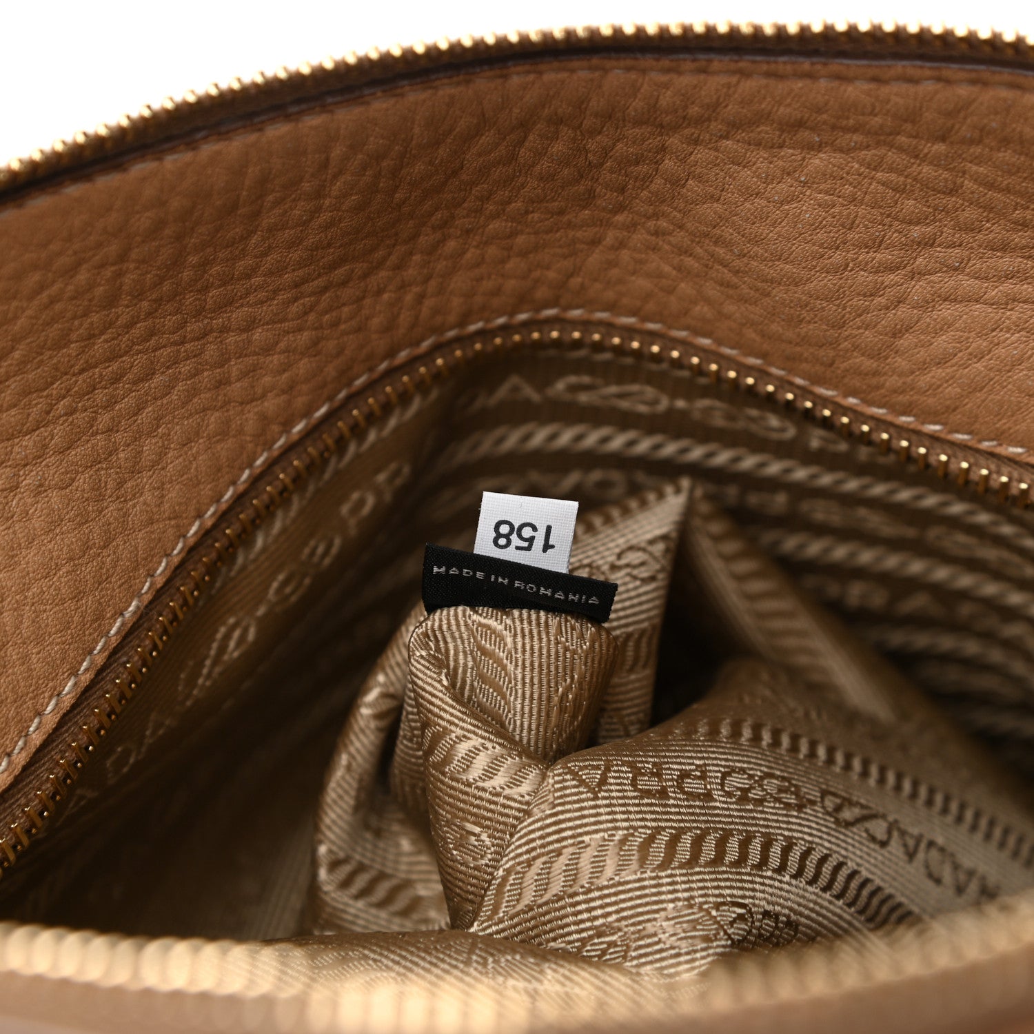 Prada Vitello Daino Satchel Sughero 7 of 12