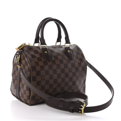 Louis Vuitton Damier Ebene Speedy Bandouliere 25 3 of 9