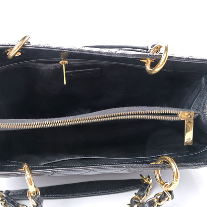 Chanel Caviar Quilted Grand Shopping Tote GST Black 5 of 9