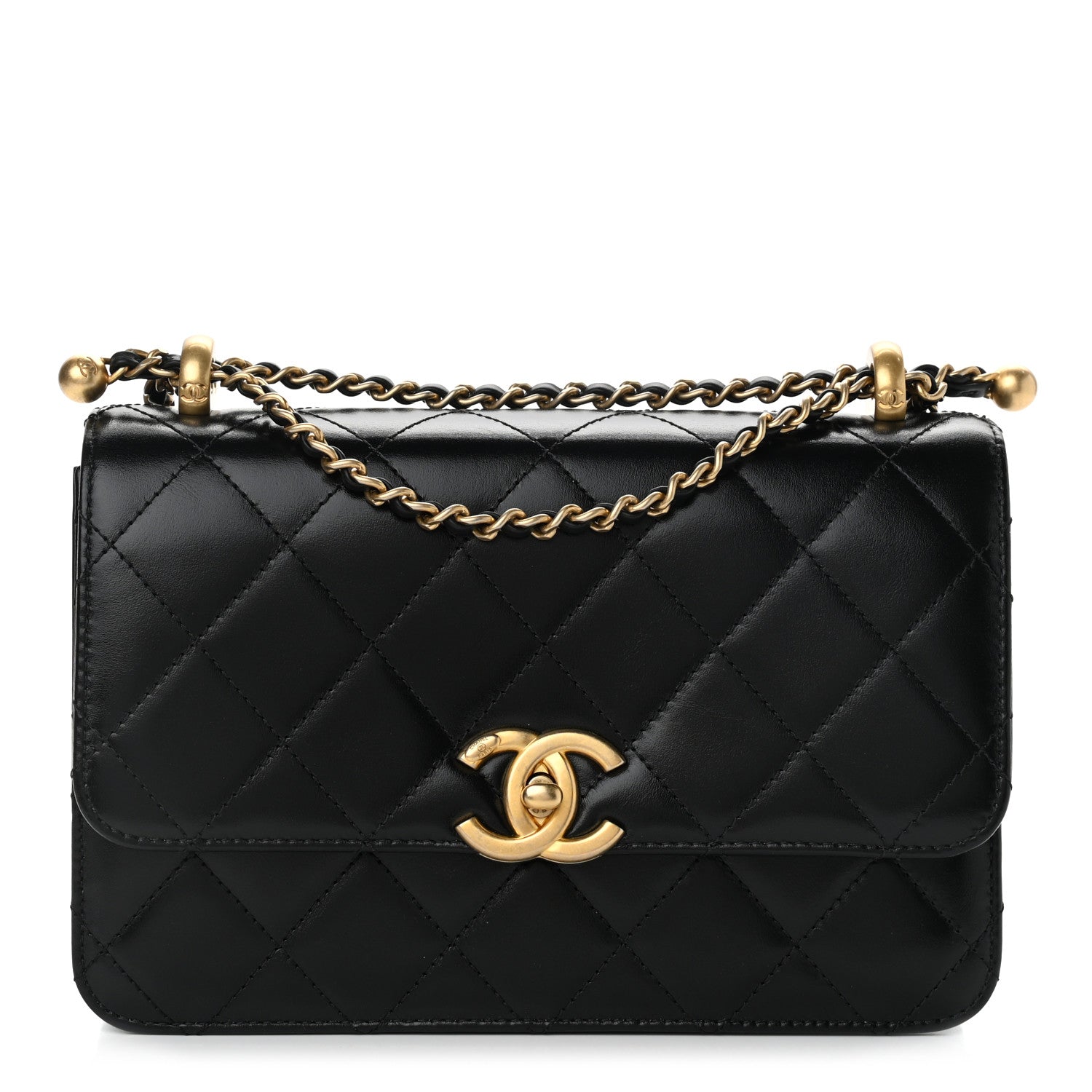 Chanel Calfskin Quilted Perfect Fit Flap Black 2 of 11
