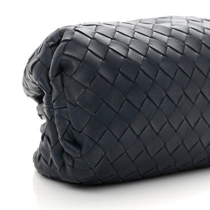 Bottega Veneta Nappa Maxi Intrecciato The Pouch Oversized Clutch Deep Blue 9 of 10