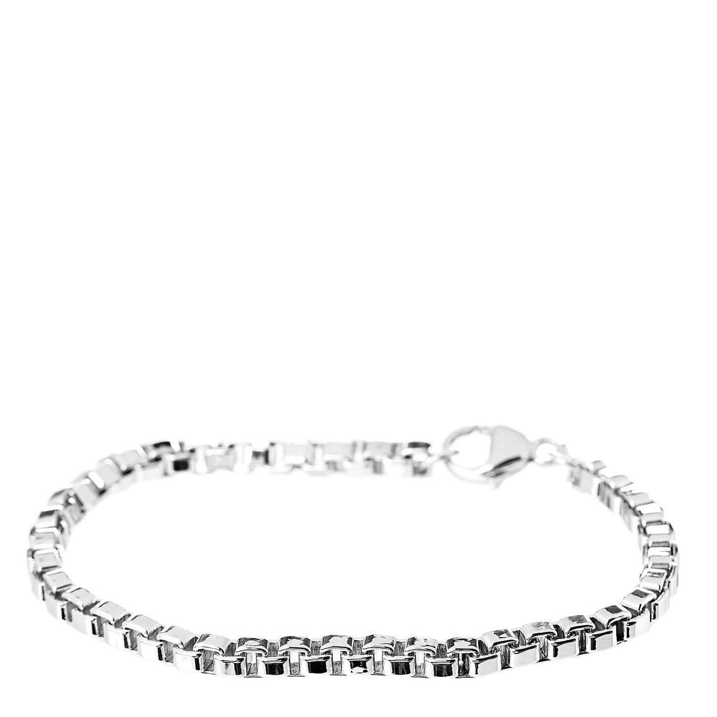 Sterling Silver 4mm Venetian Link Bracelet