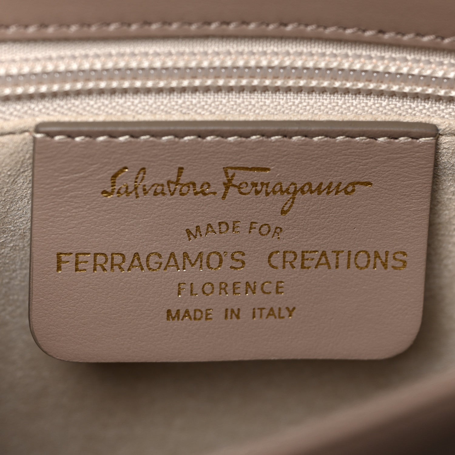 Salvatore Ferragamo Brushed Off Calfskin Small Iconic Top Handle Bag Grey 7 of 17