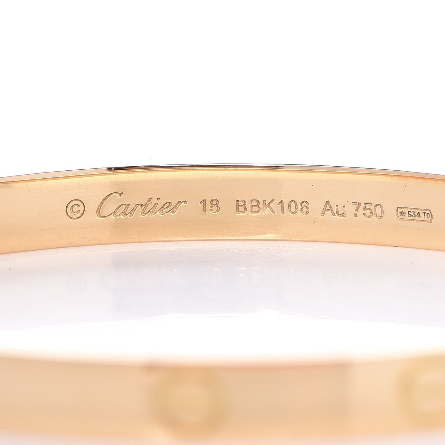 18K Yellow Gold LOVE Bracelet 18