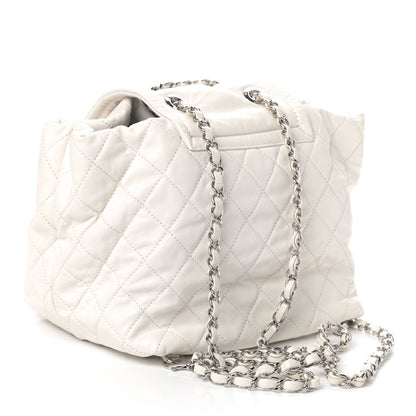 Chanel Lambskin Quilted Beijing Backpack Bag White 2 of 4