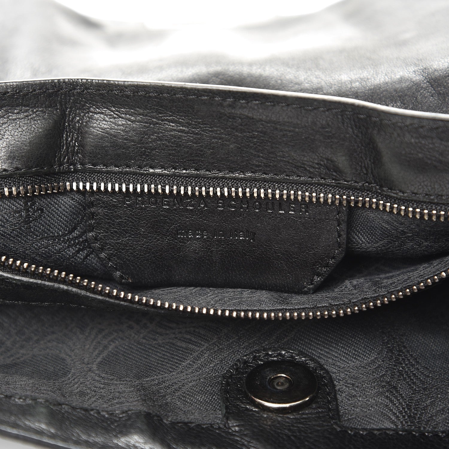 Proenza Schouler Lambskin Medium PS1 Satchel Black 7 of 10
