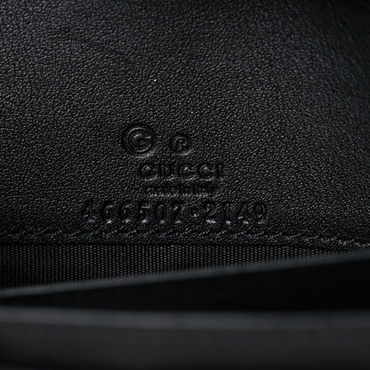 Gucci Microguccissima Crossbody Wallet Black 6 of 11
