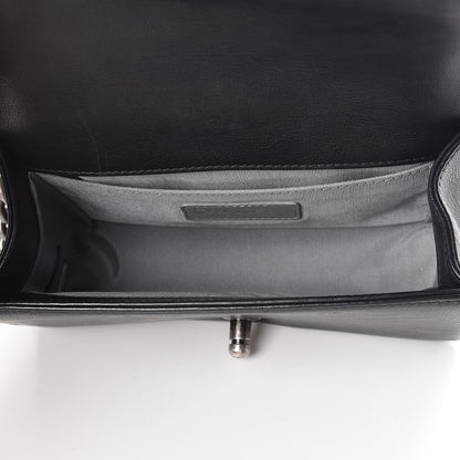 Chanel Calfskin Double Stitch Small Boy Flap Black 5 of 10