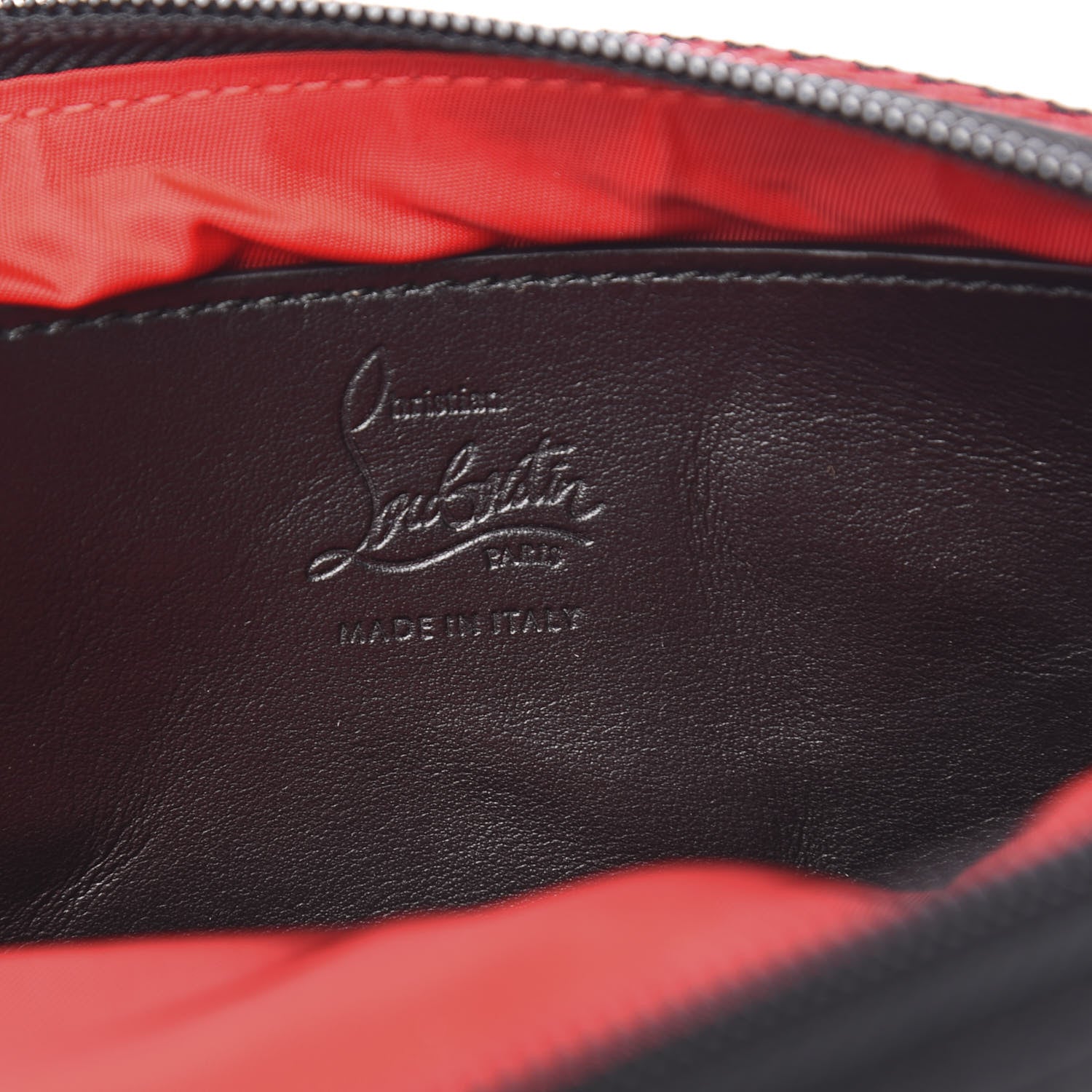 Christian Louboutin Calfskin Pyramid Embossed Parisnyc Belt Bag Black 5 of 8
