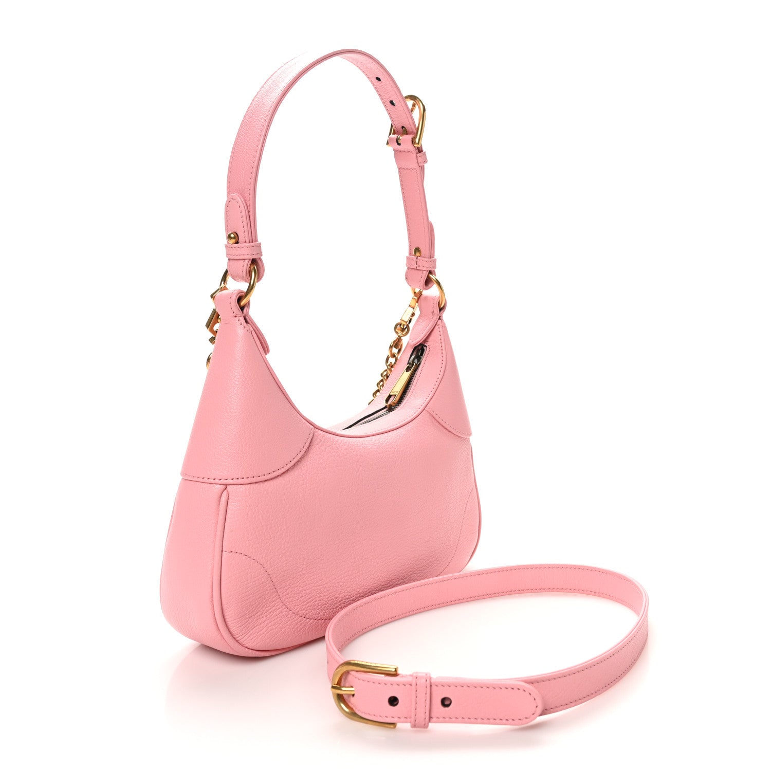 Gucci Goatskin Small Aphrodite Shoulder Bag Wild Rose 3 of 11