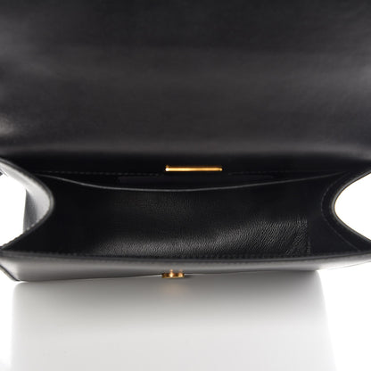 Prada Vitello Antic Soft Pattina Shoulder Bag Black 5 of 6