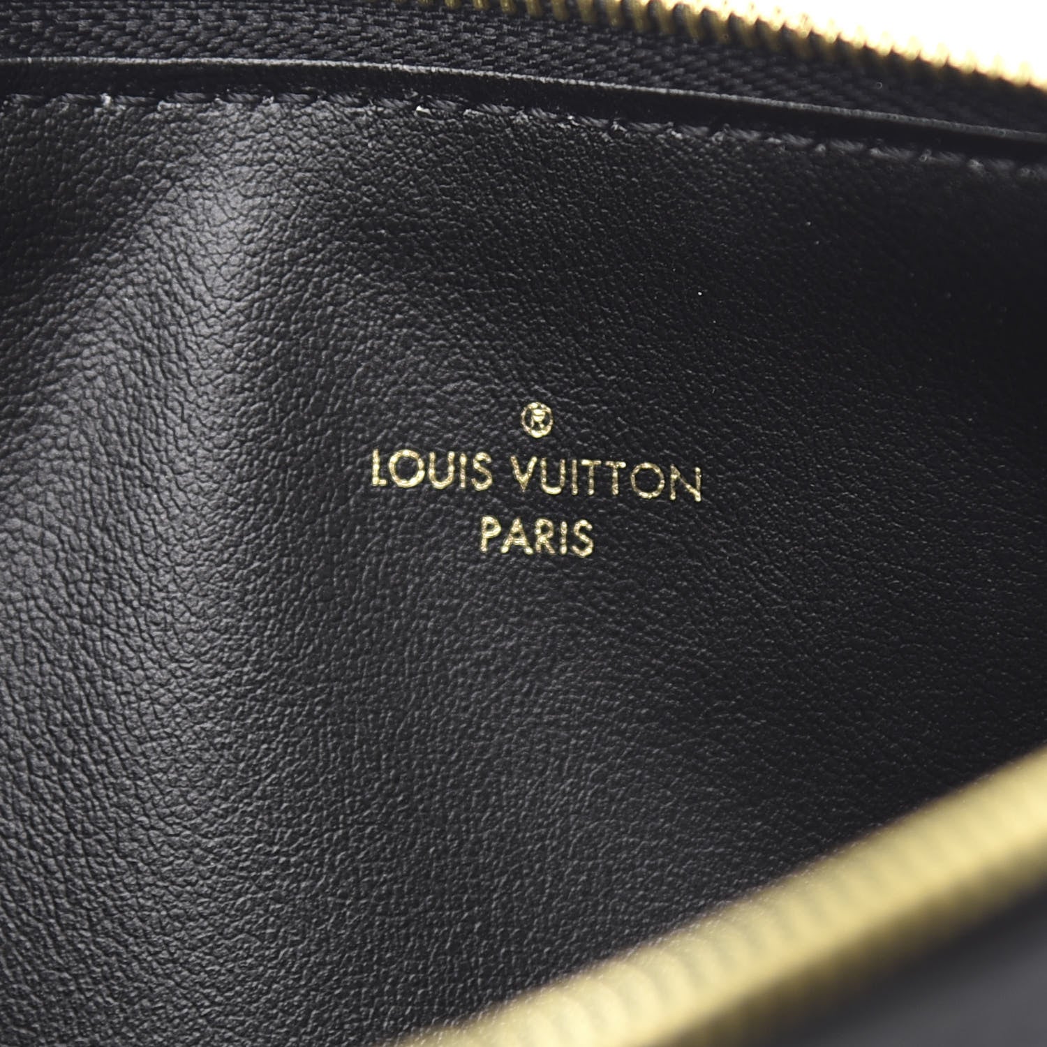 Louis Vuitton Empreinte Felicie Chain Wallet Zippered Insert Black 5 of 7