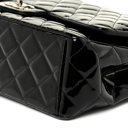 Chanel Patent Quilted Maxi Double Flap Black 9 of 25