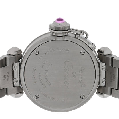 Cartier Stainless Steel 27mm Miss Pasha Quartz Watch Pink 4 of 4