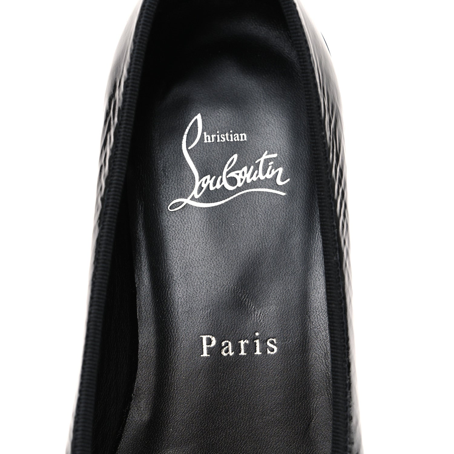 Christian Louboutin Patent Sweetie Jane Ballerina Flats 38 Black 9 of 10