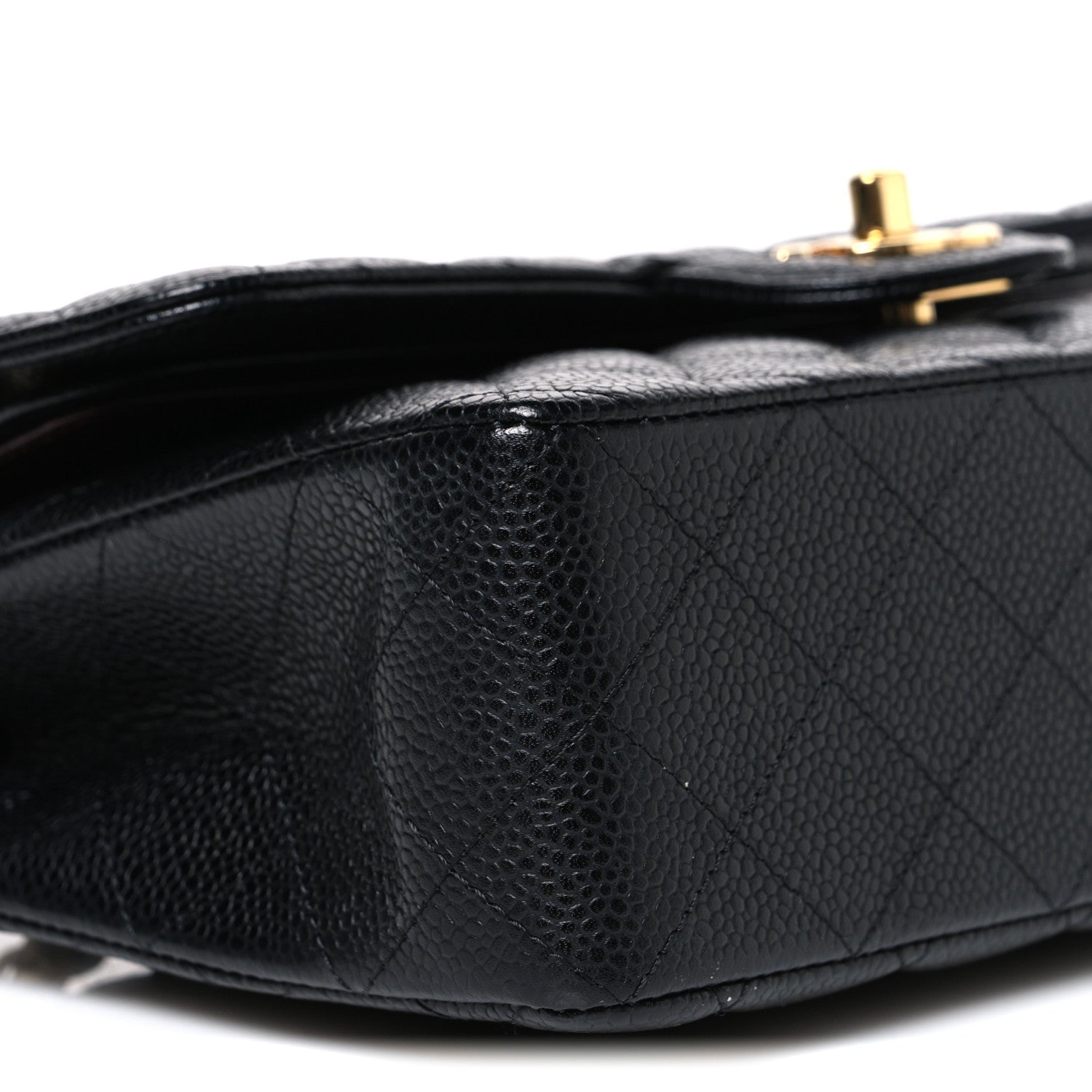 Chanel Caviar Quilted Small Double Flap Black 9 of 10