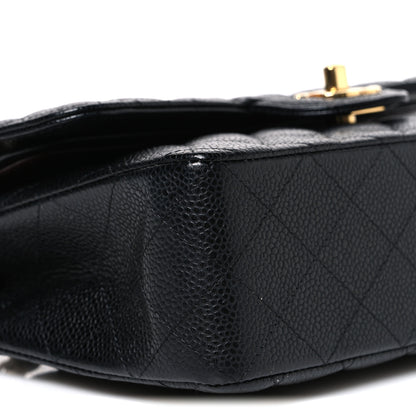 Chanel Caviar Quilted Small Double Flap Black 9 of 10