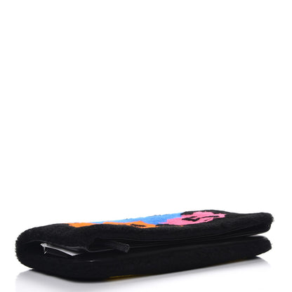 Chanel Shearling Lambskin 100% Clutch Black 4 of 8