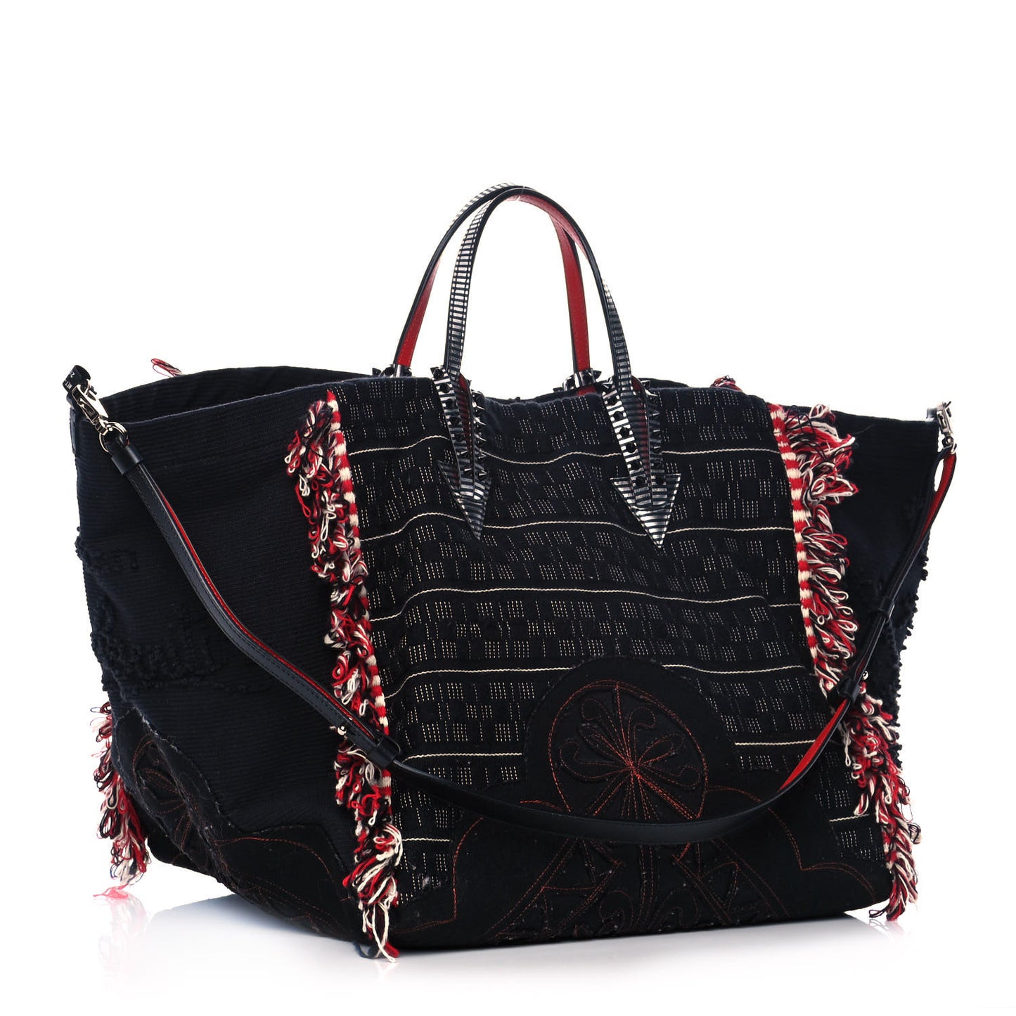 Cotton Embroidered Portugaba Black