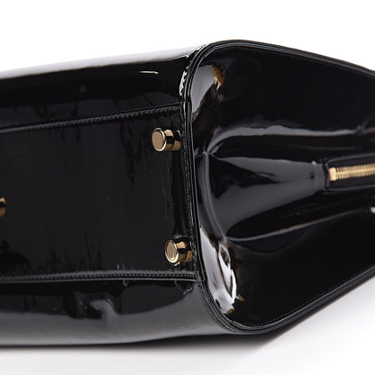 Saint Laurent Patent Calfskin Large Uptown Black 10 of 10