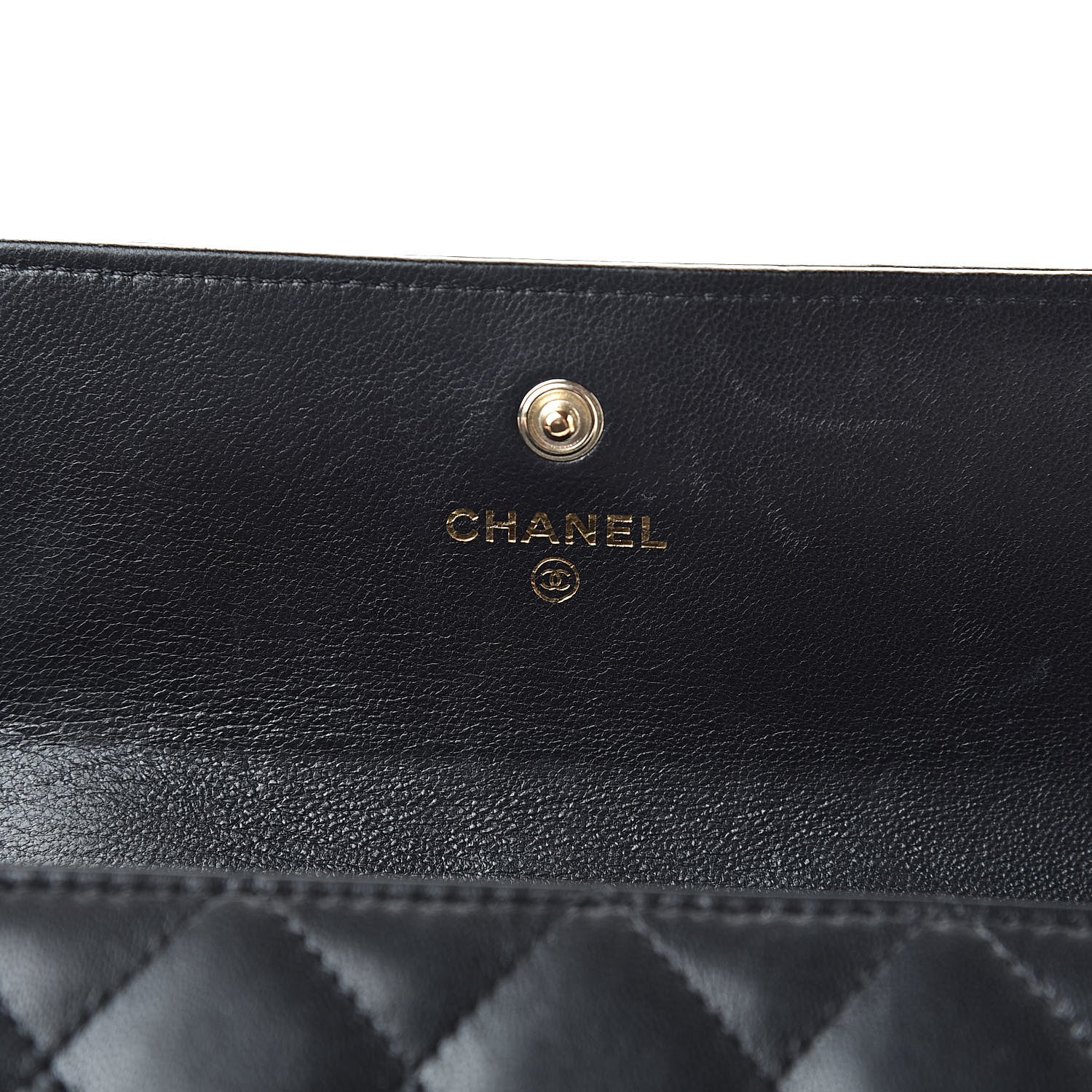 Chanel Lambskin Quilted Boy Flap Wallet Black 6 of 20
