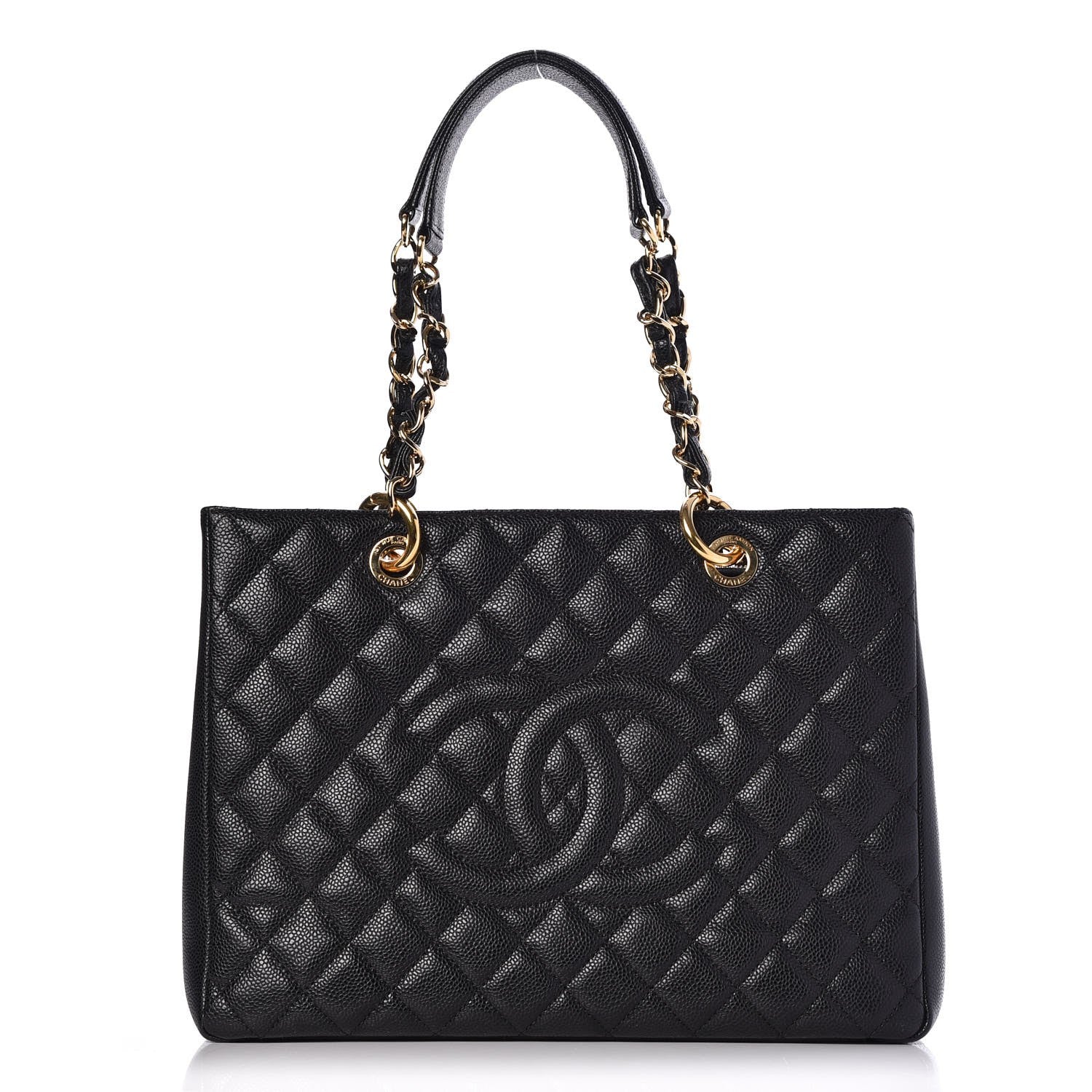 Chanel Caviar Quilted Grand Shopping Tote GST Black 1 of 8