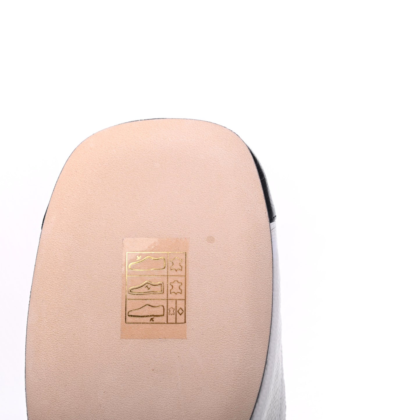 Calfskin Mary Jane Flats 35 White Black