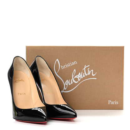 Christian Louboutin Patent Pigalle Follies 100 Pumps 37 Black 9 of 9