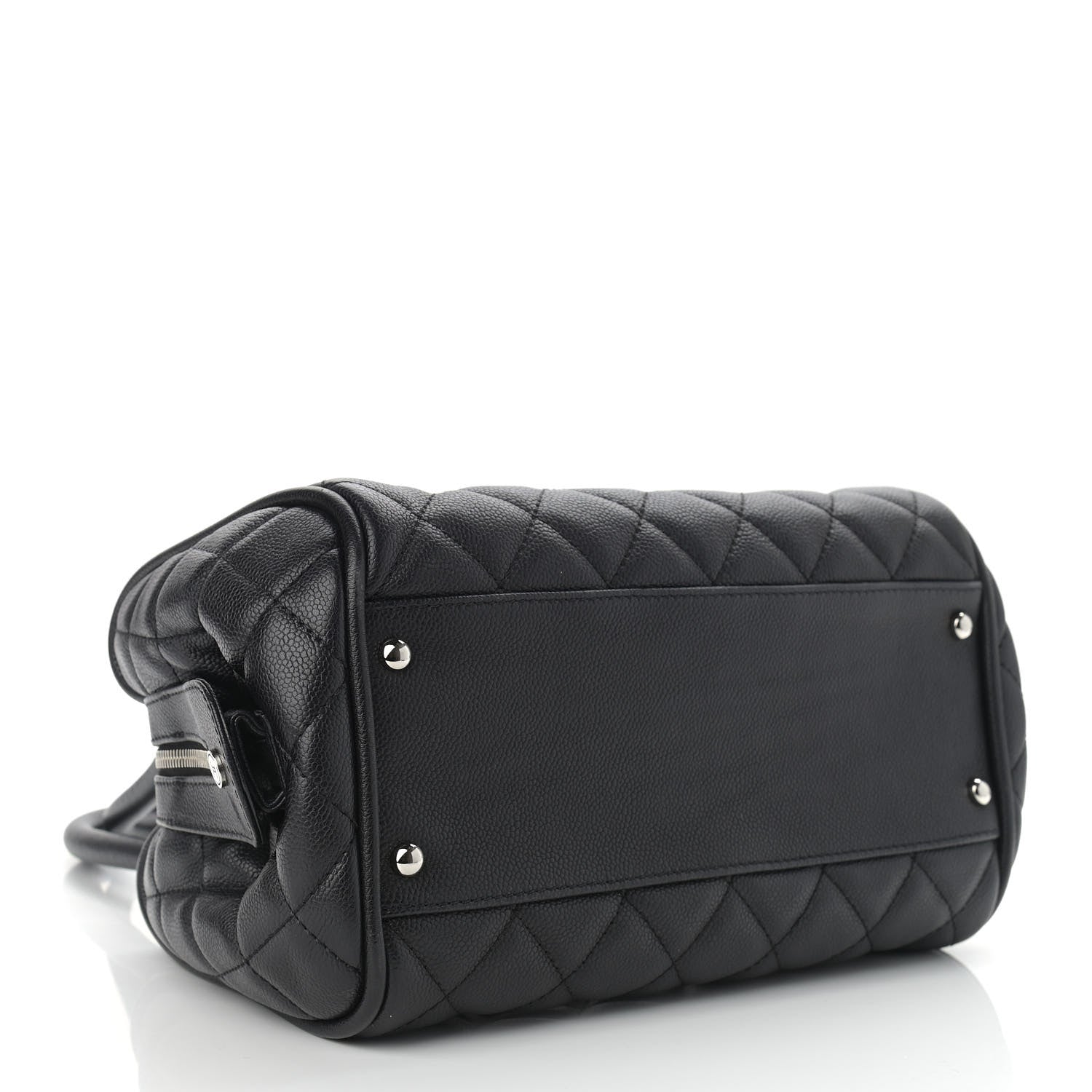 Chanel Caviar Quilted Timeless Bowler Black 4 of 10