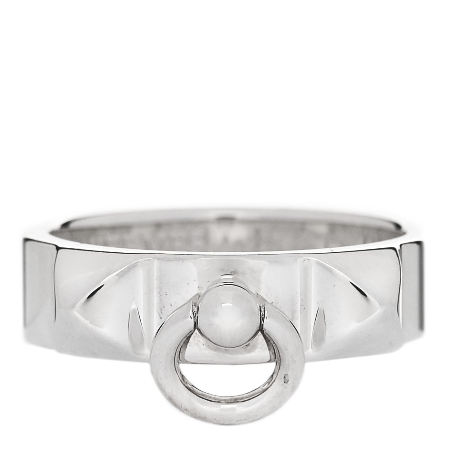 Sterling Silver PM Collier De Chien Ring 50 5.25