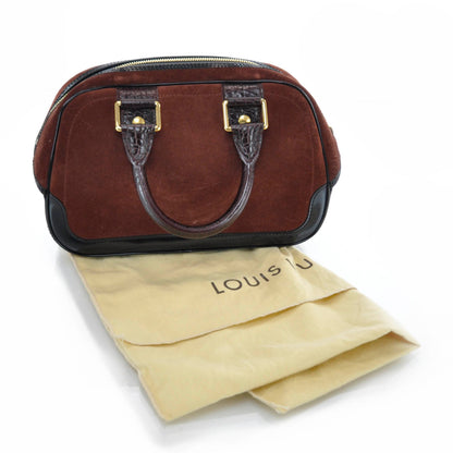 Louis Vuitton Havane Stamped Trunk Bowler PM 3 of 9