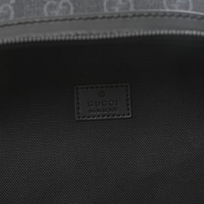 Gucci GG Supreme Monogram Backpack Grey Black 5 of 8