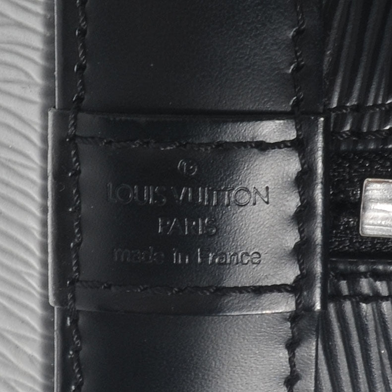 Louis Vuitton Epi Alma PM Black 9 of 9