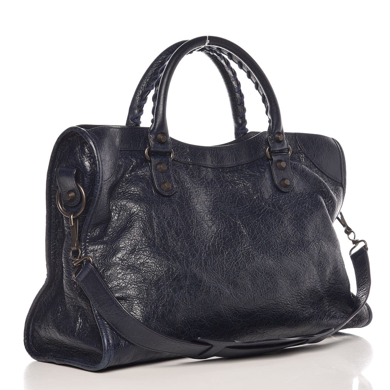 Balenciaga Agneau Classic Hardware City Bleu Nuit Dark Sea 3 of 7