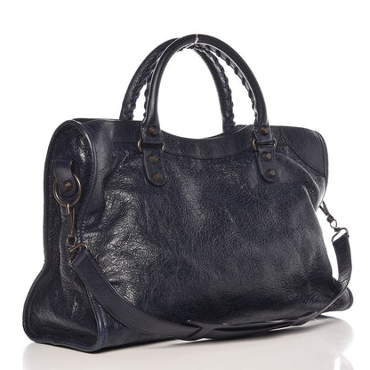Balenciaga Agneau Classic Hardware City Bleu Nuit Dark Sea 3 of 7